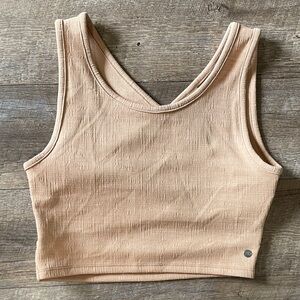 Roxy Open Back Crop Top Tank Top